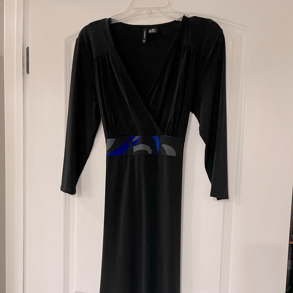 ND black dress with tie at waist great condition